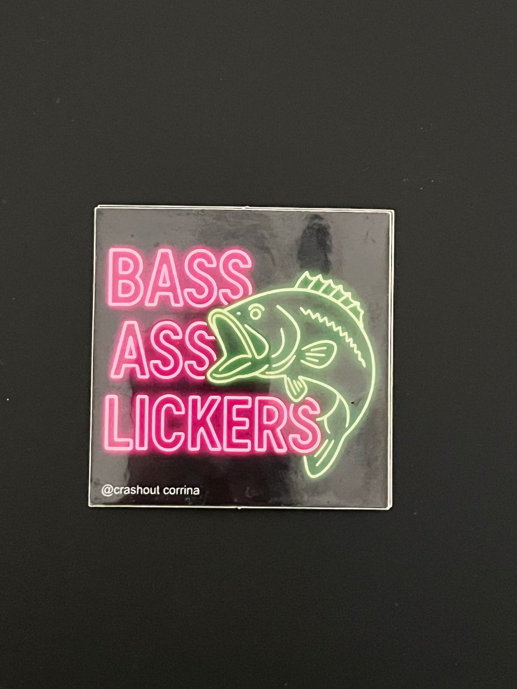 Crashout Corrina Bass Stickers